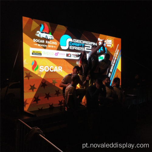 P3.91 Aluguel ao ar livre com tela gigante de LED Evento de palco